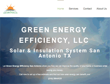 Tablet Screenshot of greenenergysanantonio.com